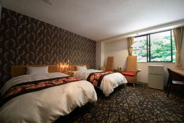 Western room in hotel complex
